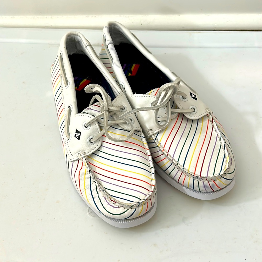 Sperry PRIDE Women'sOriginal Boat Shoe, 8